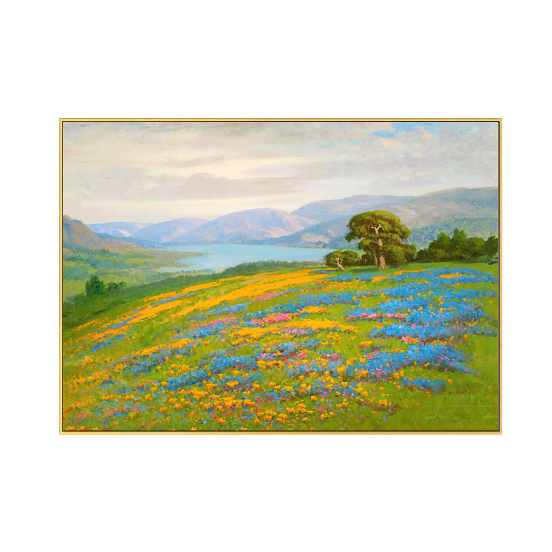 加利福尼亚的g春天印象派现代客厅风景装饰画餐厅卧室书房挂画壁