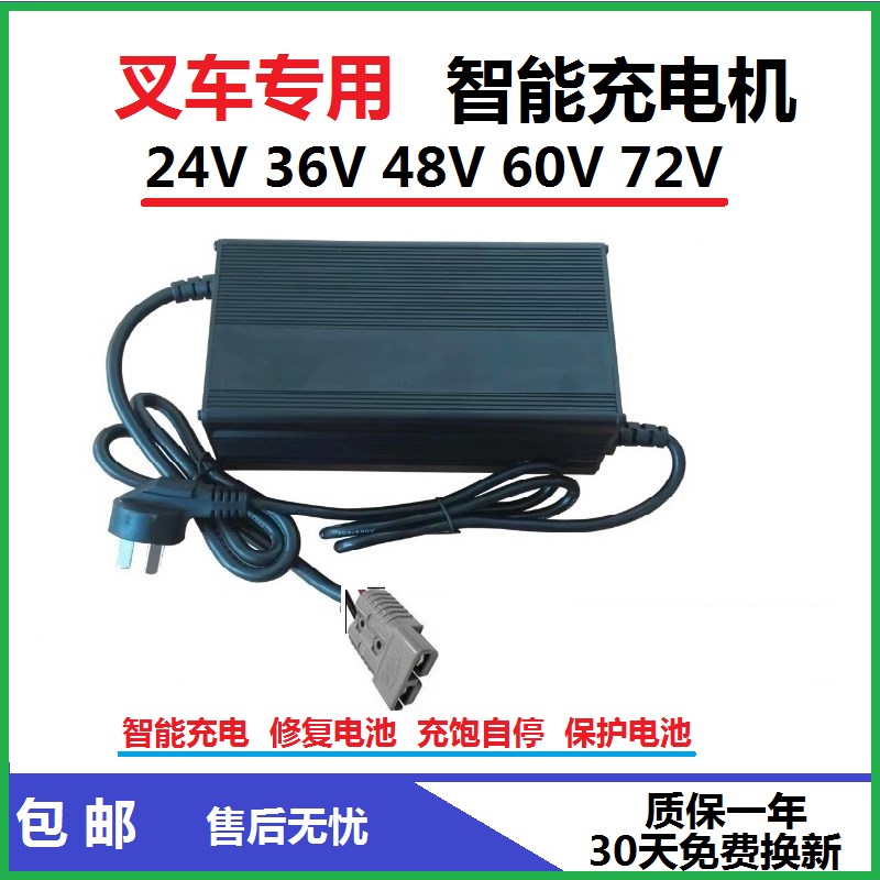 专用电动叉车充电机充电器24tV36V48V60V72V巡逻观光车扫地机洗地