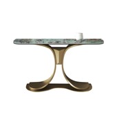 意式 轻奢风岩板大理石入户玄关桌设计师创意走廊正对门奢石玄关台