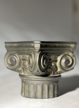 复刻欧式罗马柱装饰摆件庭院装饰阳台布景摄影道具饰品底座