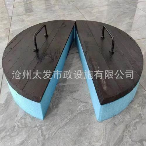 木质保温井盖圆形680780标准图集制作下水道二层盖防冻松木井盖
