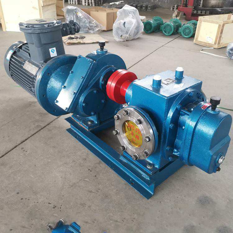 厚勇 罗茨泵 LC-38m3/h高粘度齿轮泵 铸铁电动保温沥青输送泵