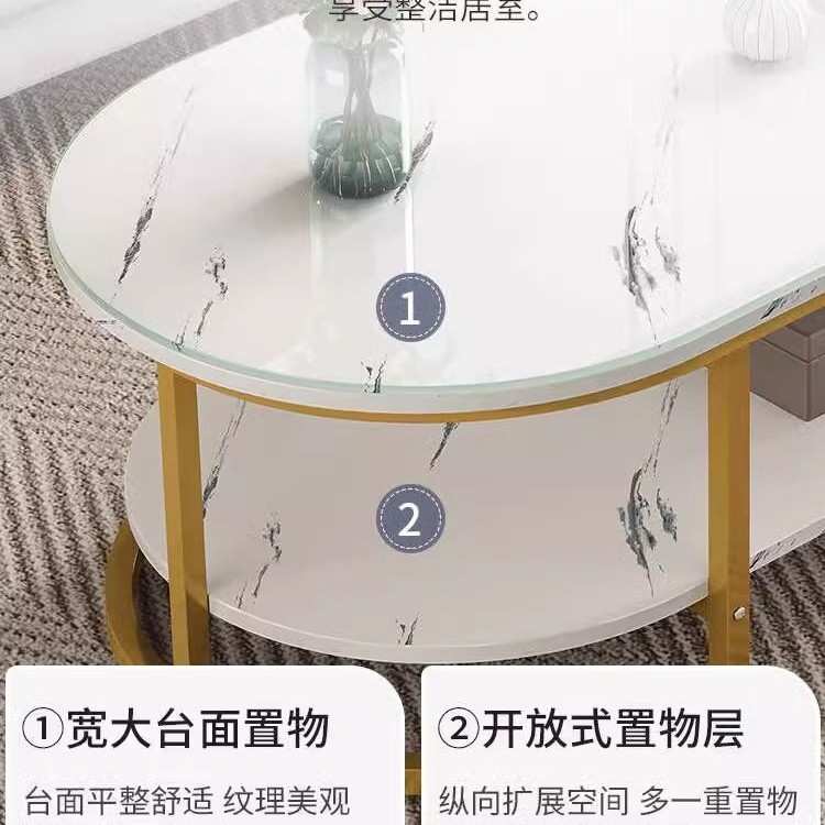 茶几客厅家用茶桌出租屋用沙发双层边几小户型小桌子简约现代轻奢