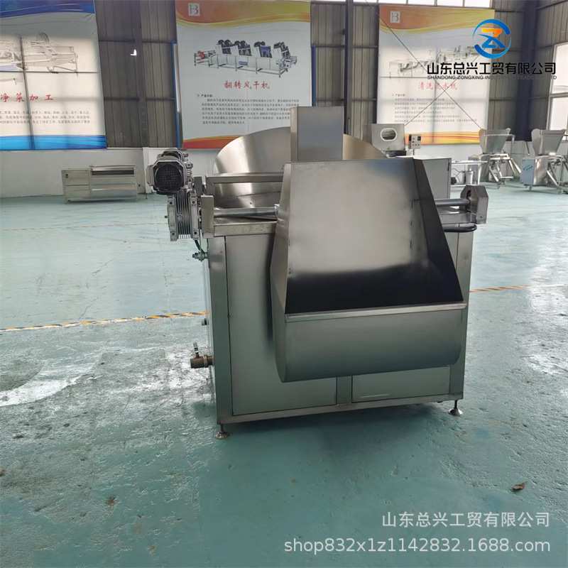 鱼豆腐油炸机 脂渣全自动油炸机 小黄鱼自动出料油炸机 大型油炸