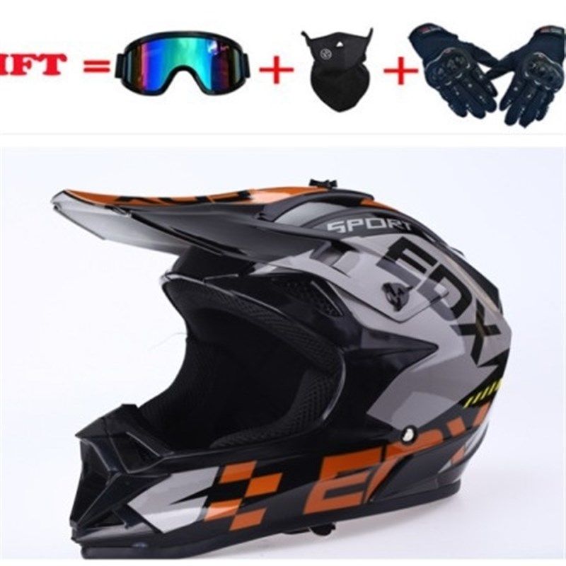 越野头盔儿童青少年电动自行车z头盔男女拉力盔山地车骑行速降盔