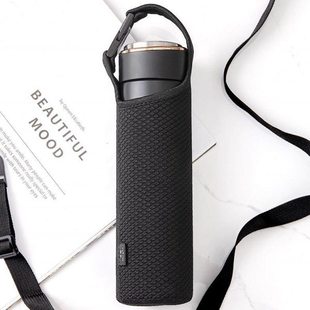 通用随行杯套防烫摔保护套保温水杯玻璃杯手提布袋可斜挎背带