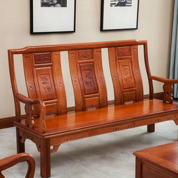 全实木红木沙发床中式小户型两用三人花梨木沙发客厅组合家具包邮