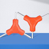 自行车修理工具 三叉 8mm三头组合六棱 Y型内六角扳手2.5