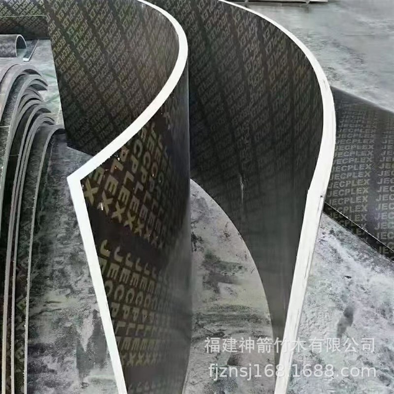 圆弧模板工地施工现浇圆柱子木D模板按直径供应好安装及脱模