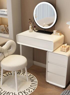 202VUC5款0CM小户型室梳妆新台实木化妆6桌奶油风卧简约现代斗柜