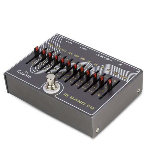 卡铃Caline CP-81 10 Band EQ吉他效果踏板，带音量