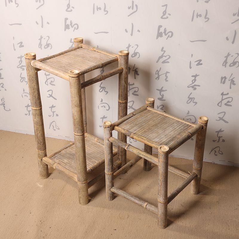 复古竹制花架室盆内子客厅地面无品牌/花架阳台置物架吊兰绿楠竹