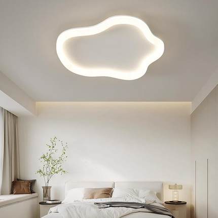 顶朵灯2025年新款白色卧云室灯现代简约房吸灯智能房间灯918儿童