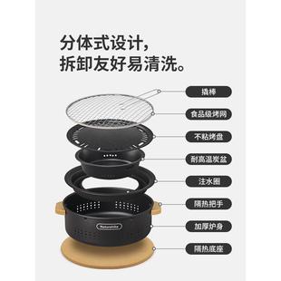 挪围煮茶烤火炉套装 烧CNK2550C子烤炉家用户外炉便携烤肉炉炭火器