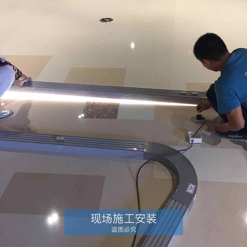 办公商场简约LED线条灯 长条吊线灯嵌入式工程线条方通灯可做非标