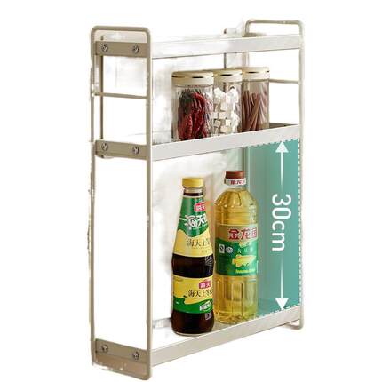 【3241人收XX藏】物厨房置物架免打孔家壁挂鸣调架用调味品料多功