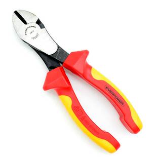 艾威博尔 双色柄VDE绝缘大头斜嘴钳 7