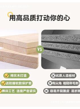 木儿童书架置物架落地收纳矮书柜子56134储物柜客厅玩格子柜实绘具本架