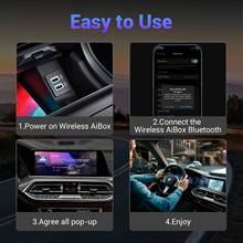 ottocast原车aibox安卓车机互联盒子自带SIM卡有线转无线carplay