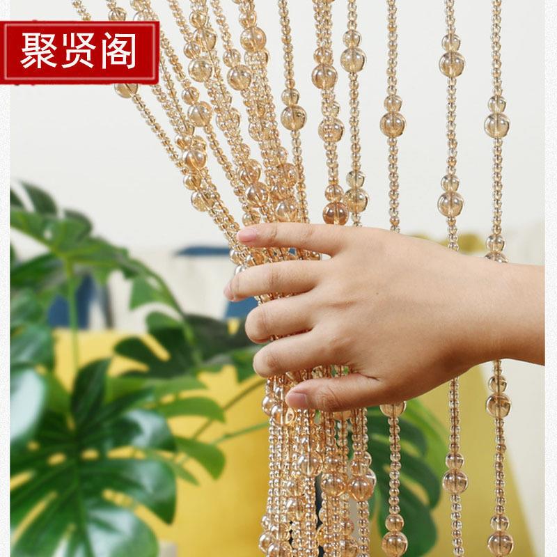 水门晶隔帘断帘玄关卧室厨房客F9565595厅卫生间免打新款家用葫芦