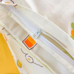 幼儿园卡通60S儿童长绒棉套AD26套件全棉花件床印单1.5三被套家纺