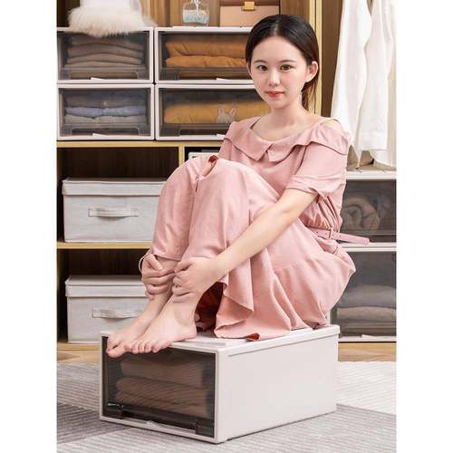 ≒天台悦先衣柜收纳抽屉式收1627服纳盒家用衣橱衣物衣整理箱塑箱