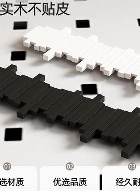 实木钢琴键挂衣架打墙上壁挂衣卧室玄关入免户门后钩置LLU物孔衣