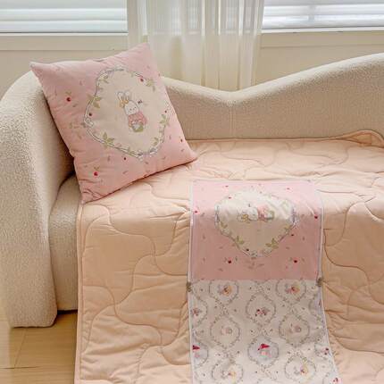 Z2J新全款小rNXcWs5P能多清新卡通棉抱枕被功沙发靠垫纯棉办公午