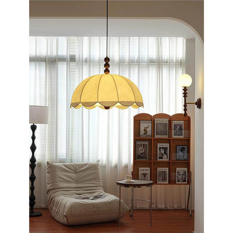 式法72南洋古餐厅吊灯美式复古风卧室布艺实木花纹吧中台衣帽灯间,家装灯饰光源,智能吊灯,淘宝优惠券,粉丝福利购,淘宝优惠卷