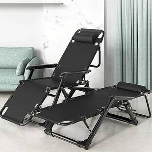 躺椅折叠椅午休靠椅午睡折叠床休闲靠背懒人沙发家用阳台便携椅子