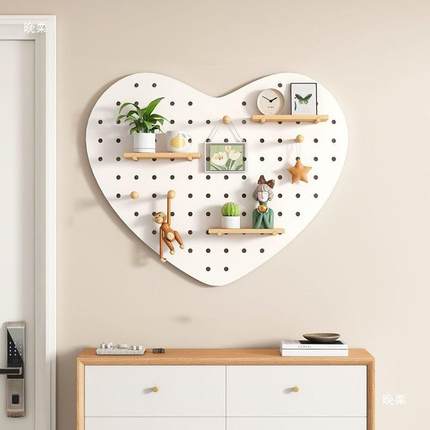 墙实木洞房洞板上置物架实装木造型墙饰收纳儿童tlzn$*&s幼儿园创