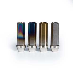 1.25 1.5 M14 20个对边17mm轮毂螺栓不锈钢防盗轮螺母M12 含