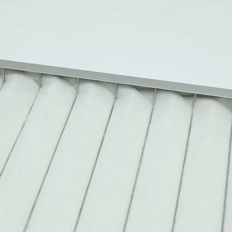 初效龙骨架过滤器铝框折叠式空气过滤器无纺布初效板式过滤器