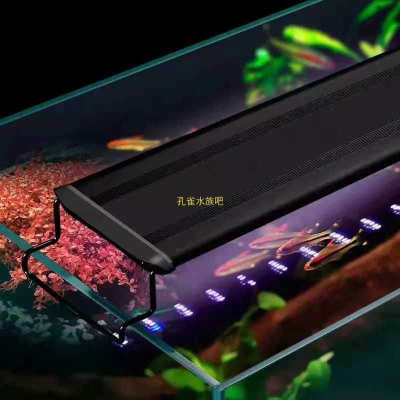 跨境鱼缸灯led防水照明专用超亮水族箱小型水草灯增艳全光谱调色