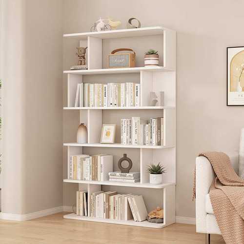 实木书架落地客厅置物架一体靠墙自由组合现代简约家用学生小书柜