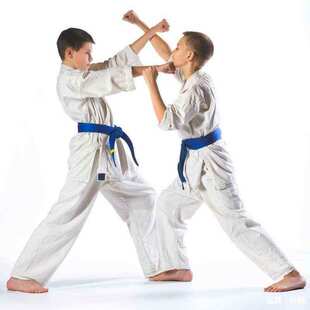 空手道服极真会成人儿童男女训练服表演服装道服印绣姓名