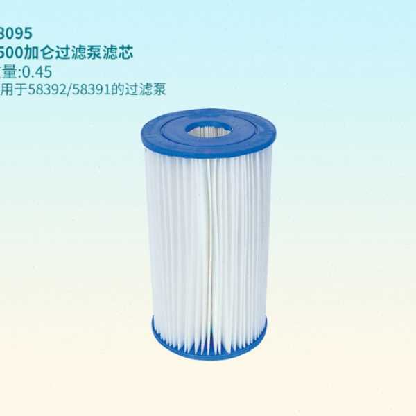 Bestway58095过滤水泵滤芯棉芯适配2500加仑过滤泵滤芯 - 实物图