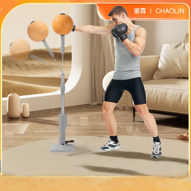 立式拳击球儿童反应速度训练器家用练拳沙袋发泄球解压拳击靶批发