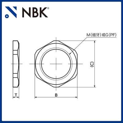 NBK SWNL 薄形管用螺母 不锈钢材质 螺塞固定 机械零配件厂家直供