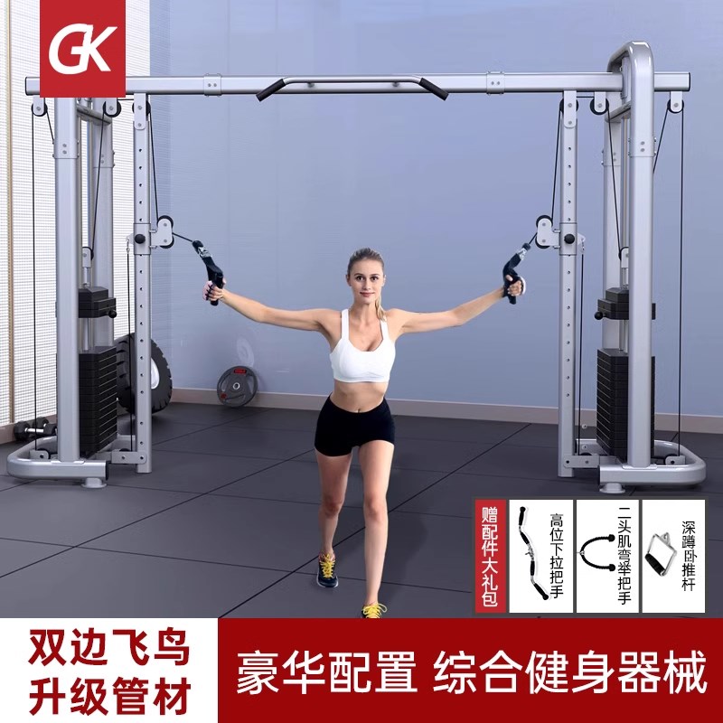 GK大飞鸟龙门架综合多功能w健身器材训练器商用家用夹胸肌肉力量