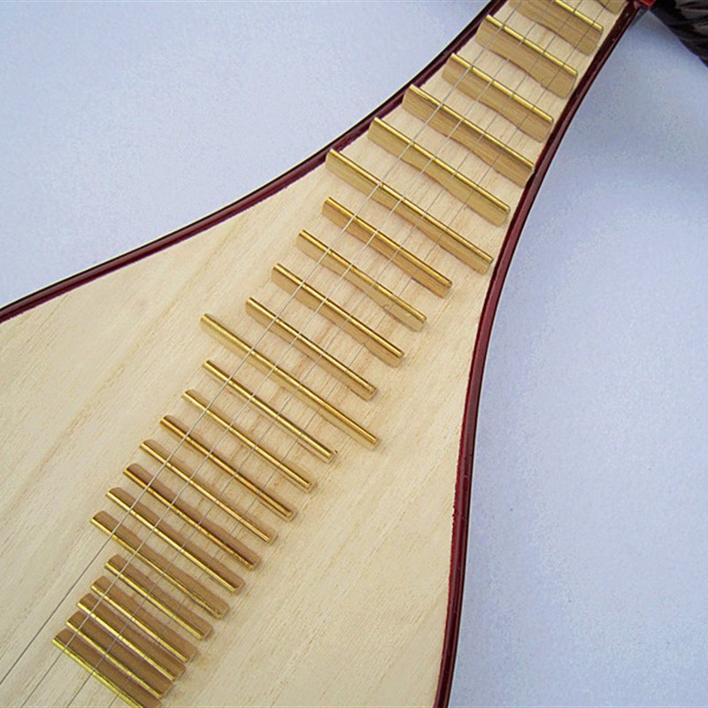 艺海精品 保障 硬木头花柳琴 铜品 送配件 初学练习