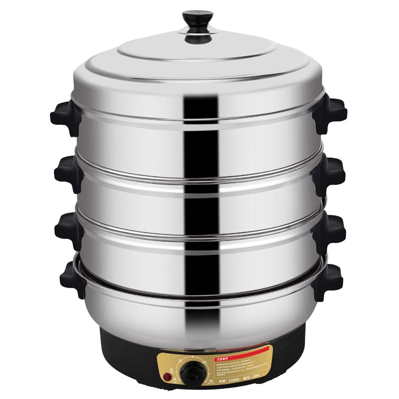 电蒸锅多功能家用三层电蒸笼多层大容量蒸菜神器蒸馒头小型蒸汽锅