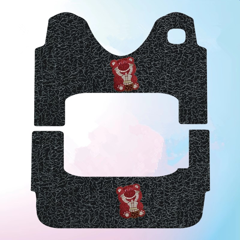 适用玫瑰之约Q5电动三轮车q5脚垫防滑皮革垫防水脚踏板垫踩垫踏皮