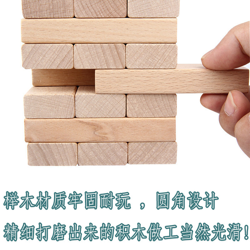 儿童幼儿园大型拼搭积木建构区材料木制大号大颗粒实木头拼装玩具