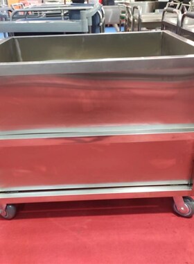 不锈钢水箱方形储水箱储物箱工业储水桶J移动式手推车浸泡池卤煮