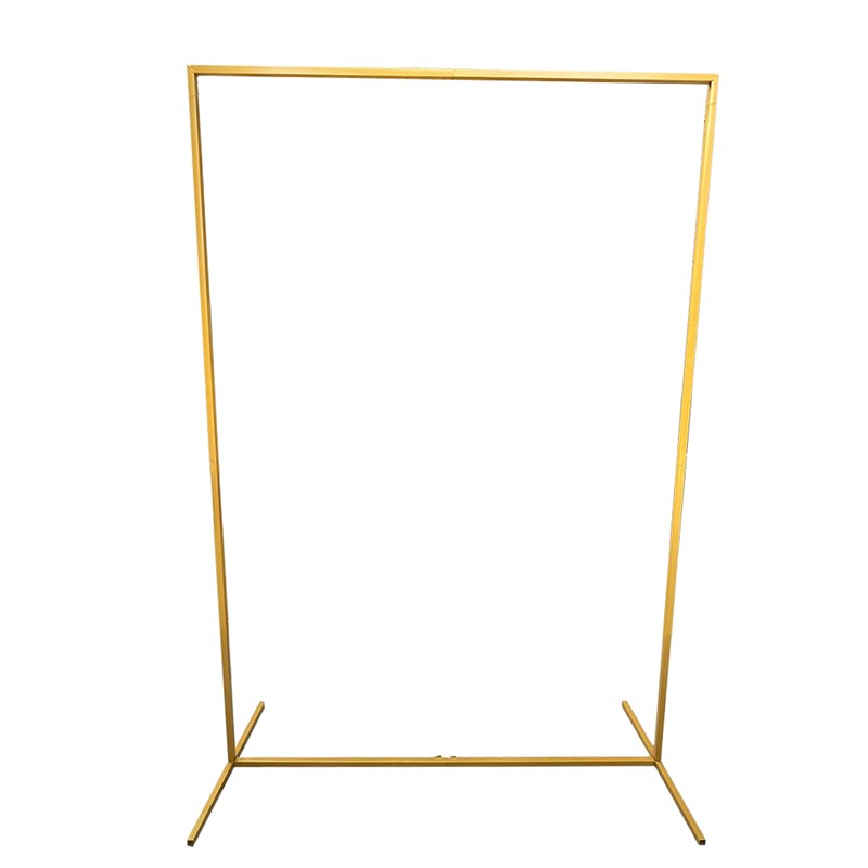 新款婚庆道具铁艺几何屏风路引婚礼舞台装饰摆件立体长方形拱门架