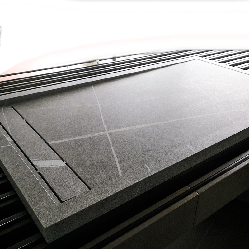 岩板定制淋浴房一体底座化妆室底盆浴室基座防水防滑地板石垫脚石