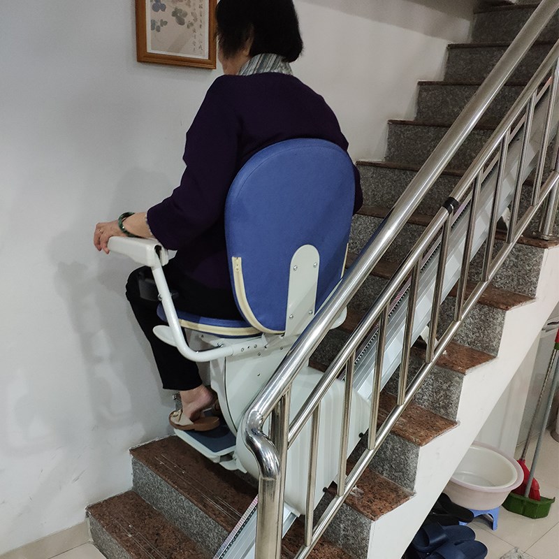 重庆直线楼梯座椅式电梯老人爬楼机家G用公共场所楼道无障碍升降