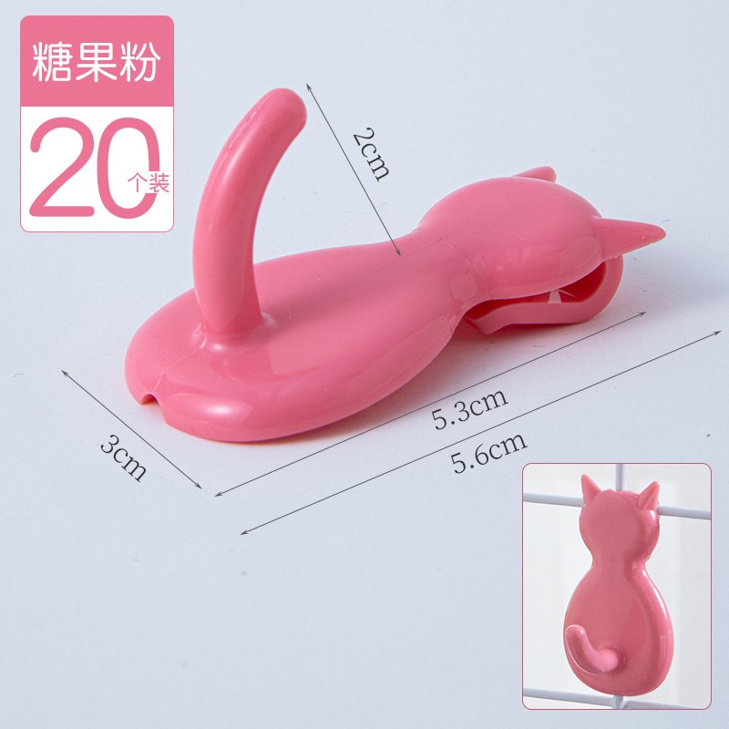 小猫挂钩网片网格货架铁丝网配件超市夜市挂钩网钩子展会陈列新款