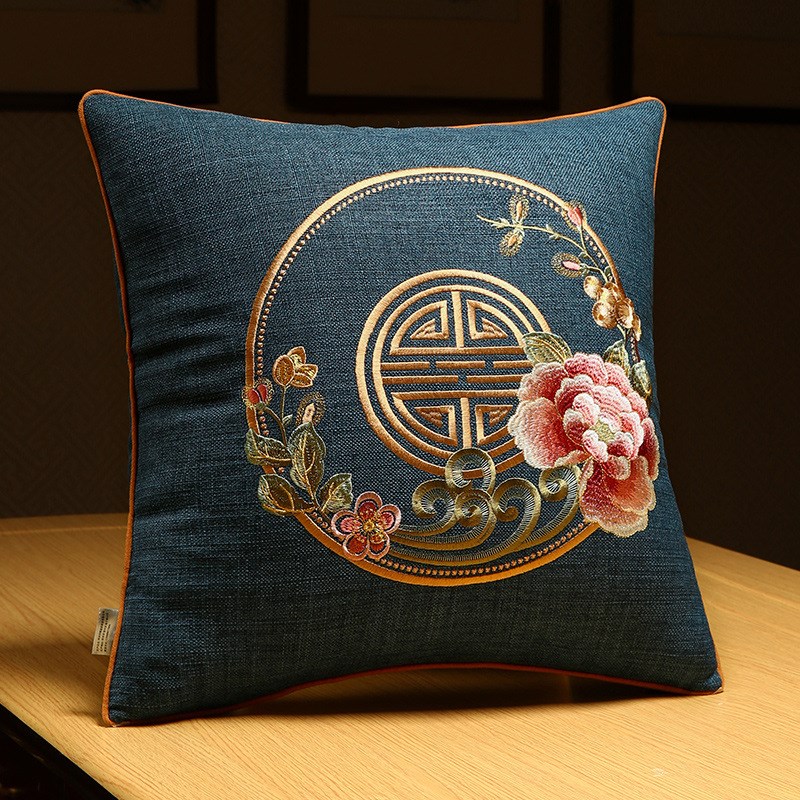 护腰沙发中式腰靠背圈椅太师椅办公室靠垫座椅实木靠枕坐垫一体